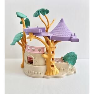 Vintage 1996 Fisher Price Hideaway Hollow Treehouse Bunny Playset Toy